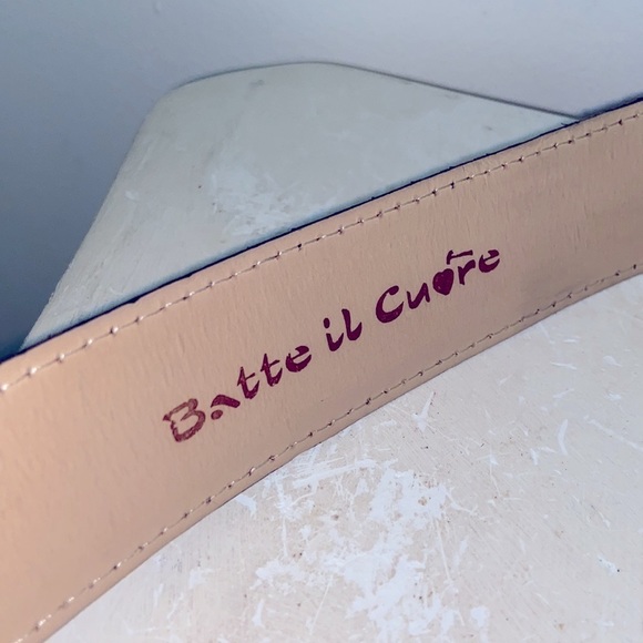 Batte il Cuore Python ๐ Skin belt stones/crystals buckle made in Italy ๐ฎ๐นโ - Picture 3 of 5